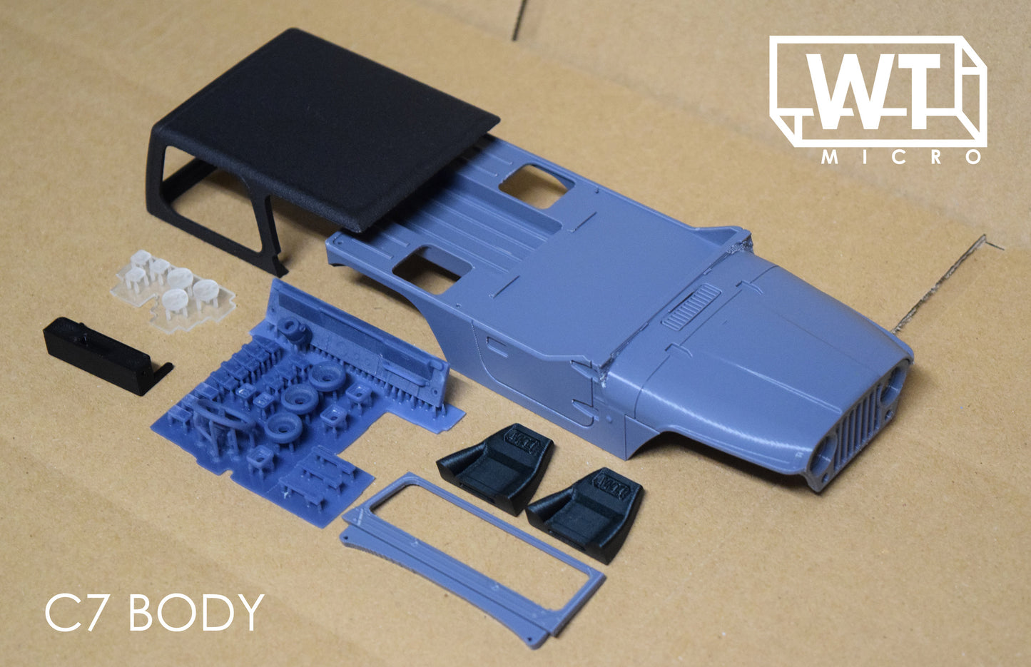 C7 Body/Chassis - SCX24