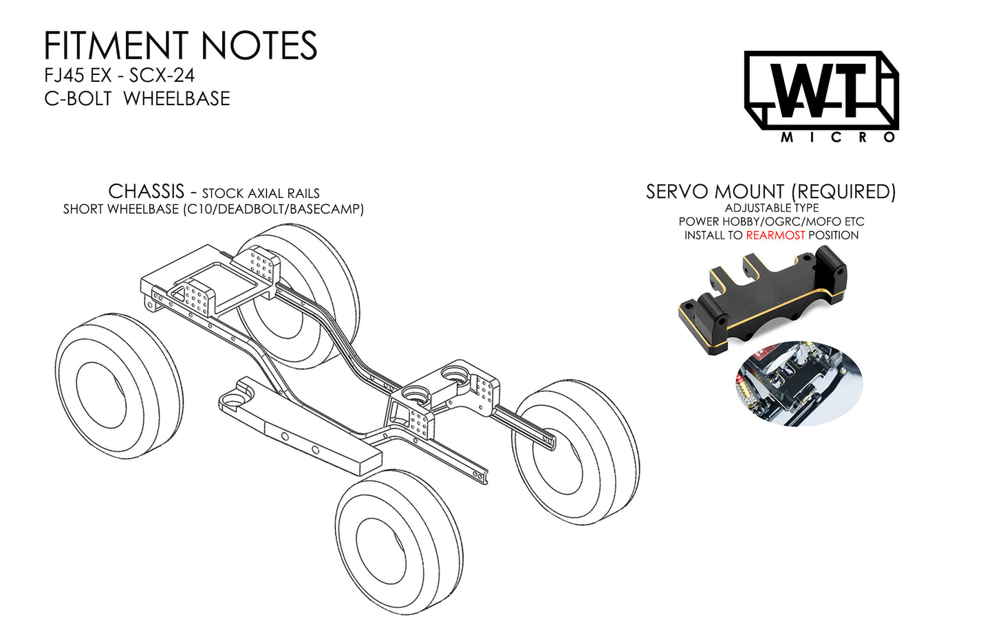 FJ45-EX C-Bolt Body - SCX24