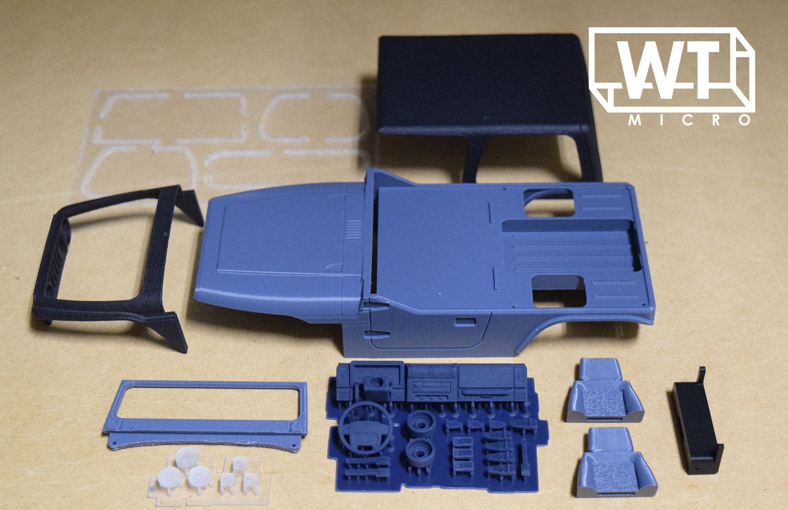 T1 Body/Chassis - SCX24 – WTMicro
